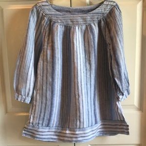 Lands’ End Linen Tunic size 10-12